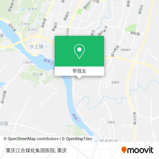 重庆江合煤化集团医院地图
