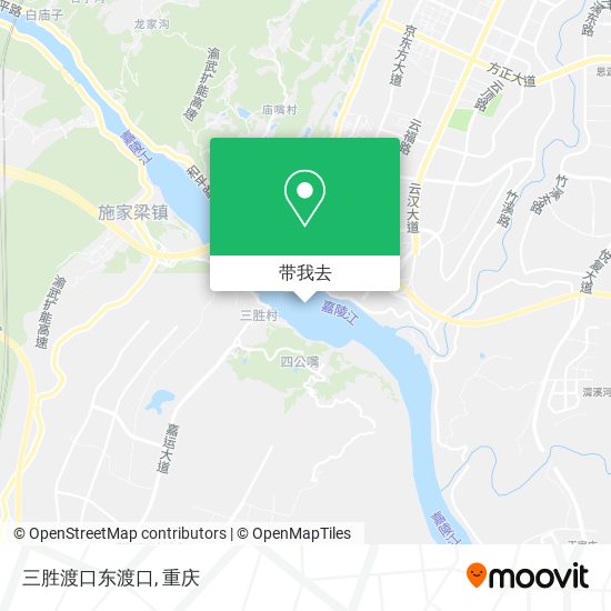 三胜渡口东渡口地图