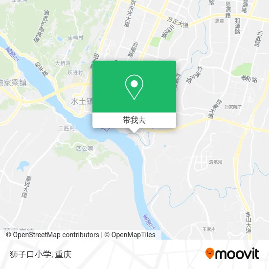 狮子口小学地图