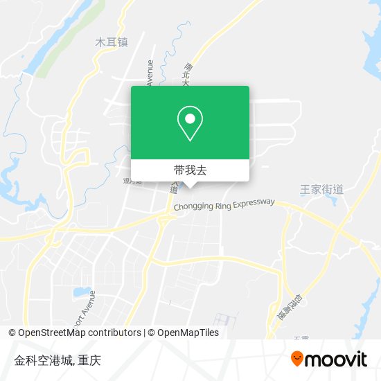 金科空港城地图