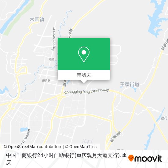 中国工商银行24小时自助银行(重庆观月大道支行)地图