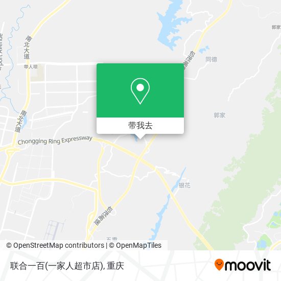 联合一百(一家人超市店)地图