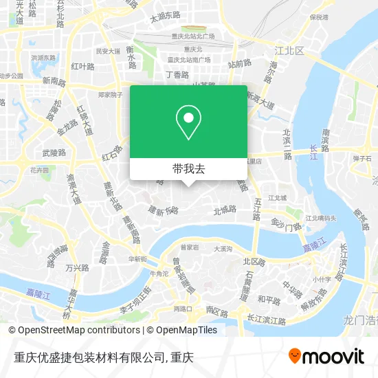 重庆优盛捷包装材料有限公司地图