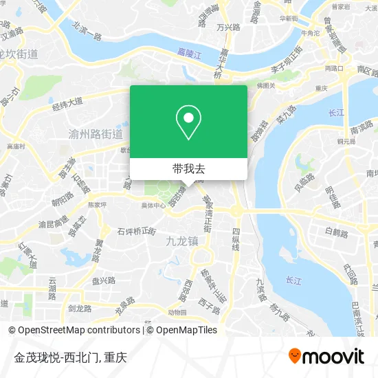 金茂珑悦-西北门地图