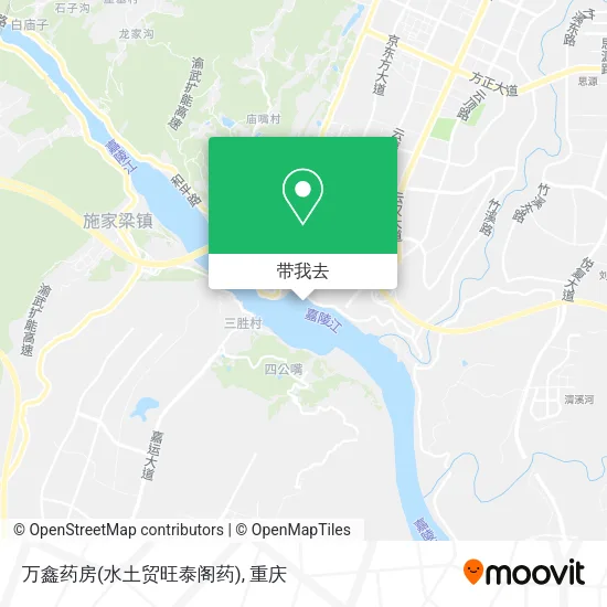 万鑫药房(水土贸旺泰阁药)地图