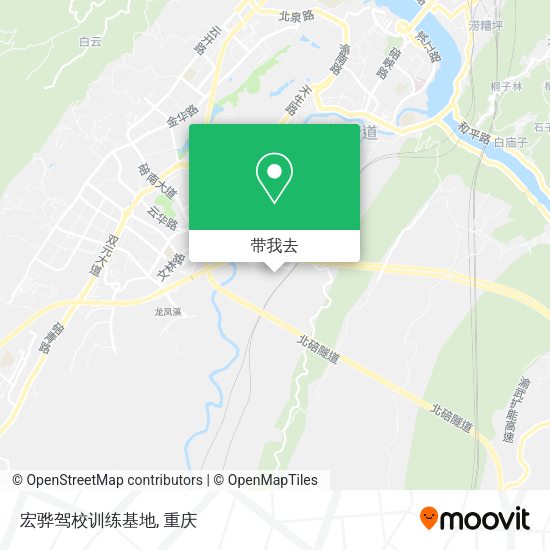 宏骅驾校训练基地地图