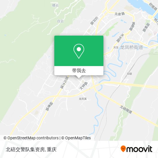 北碚交警队集资房地图