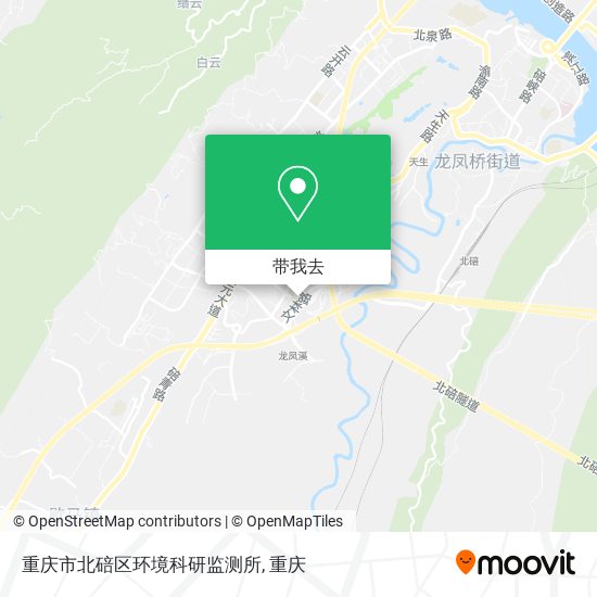 重庆市北碚区环境科研监测所地图