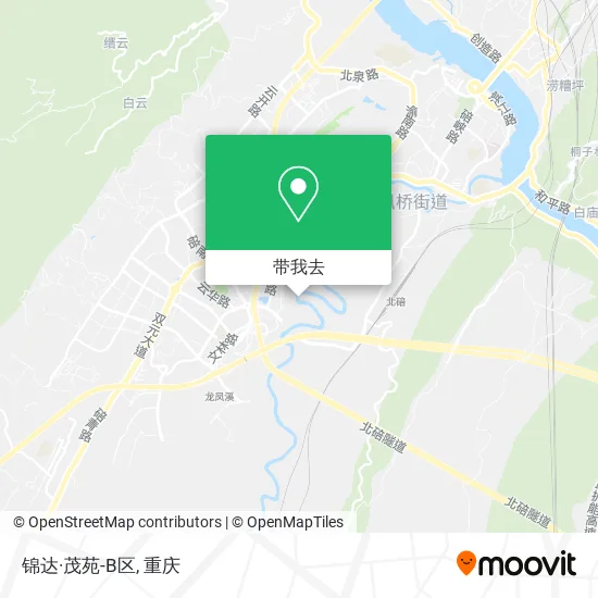 锦达·茂苑-B区地图