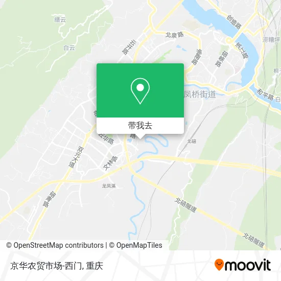 京华农贸市场-西门地图