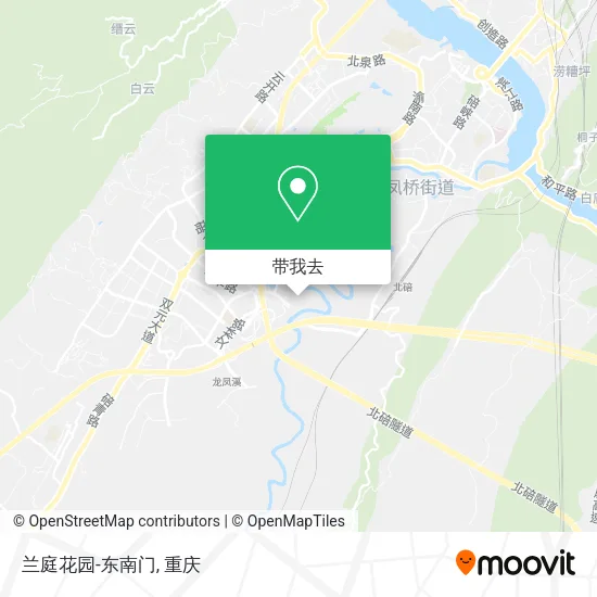 兰庭花园-东南门地图