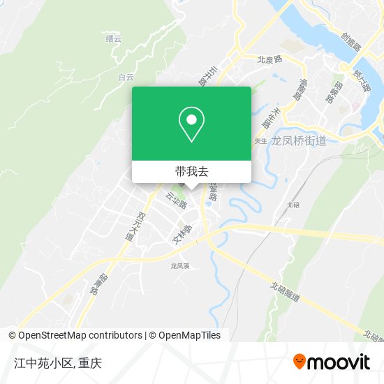 江中苑小区地图
