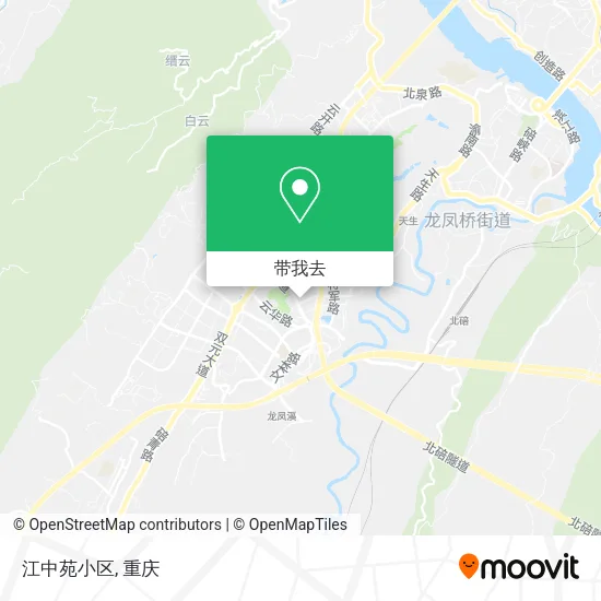 江中苑小区地图