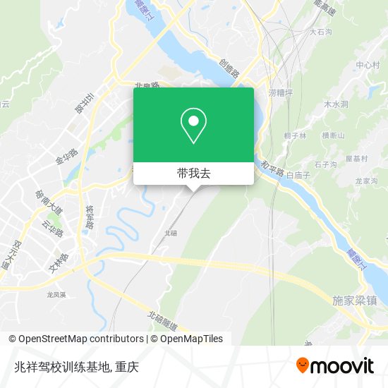 兆祥驾校训练基地地图