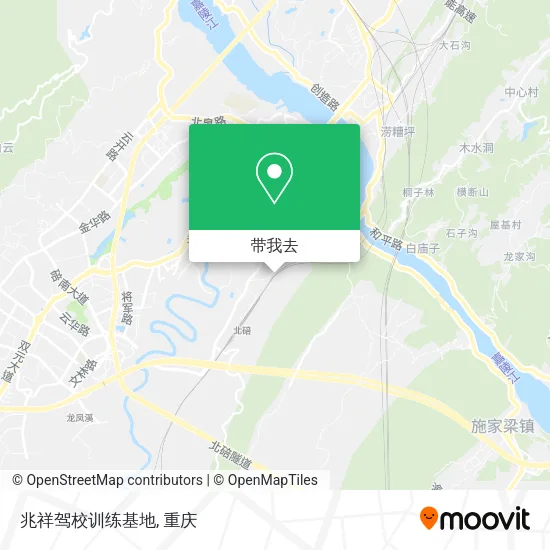 兆祥驾校训练基地地图