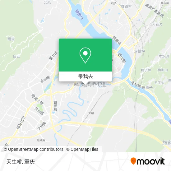 天生桥地图