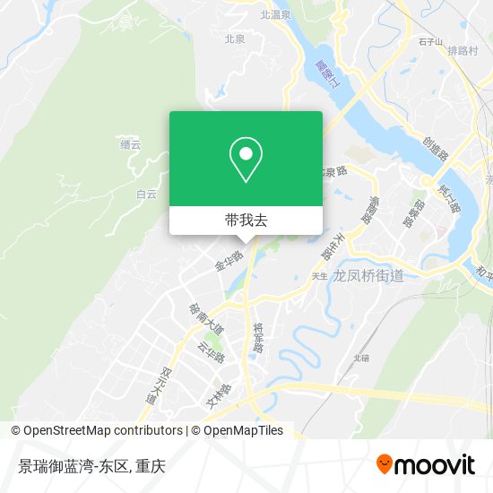 景瑞御蓝湾-东区地图