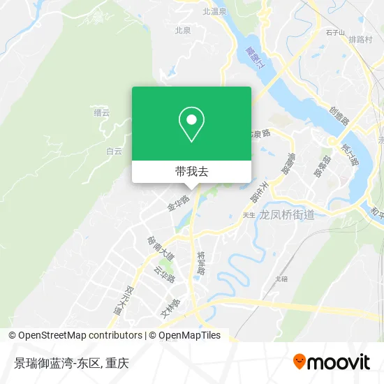 景瑞御蓝湾-东区地图
