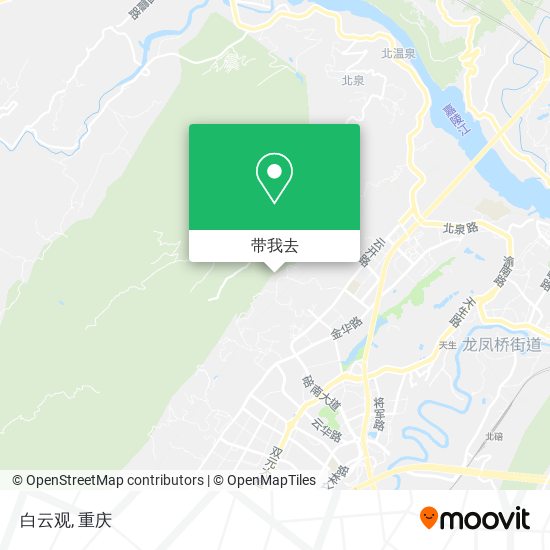 白云观地图