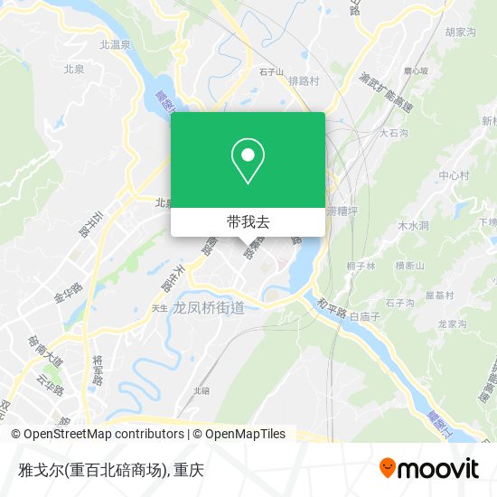 雅戈尔(重百北碚商场)地图