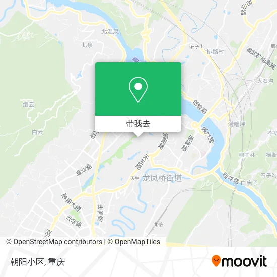 朝阳小区地图