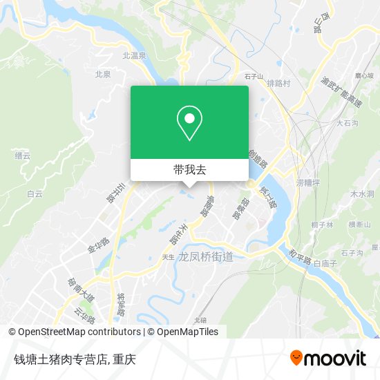 钱塘土猪肉专营店地图