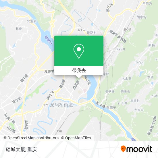 碚城大厦地图