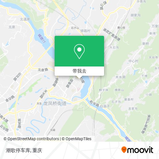 潮歌停车库地图