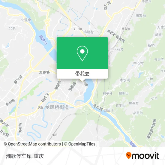 潮歌停车库地图
