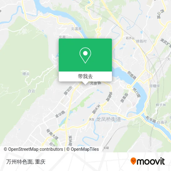 万州特色面地图