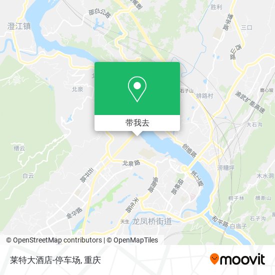 莱特大酒店-停车场地图
