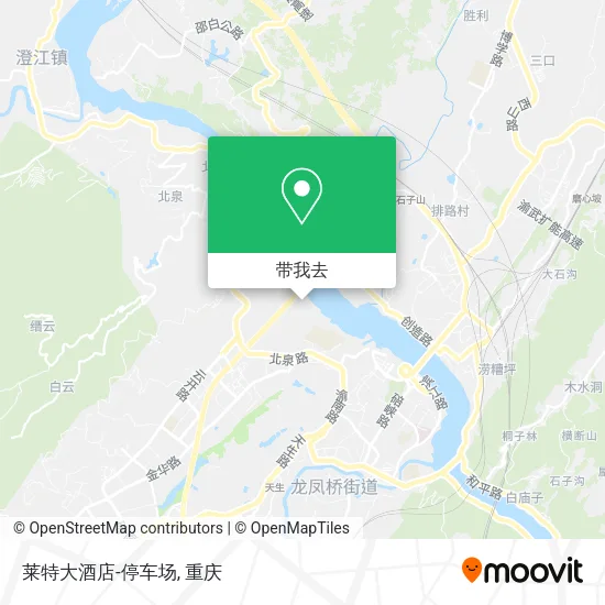 莱特大酒店-停车场地图