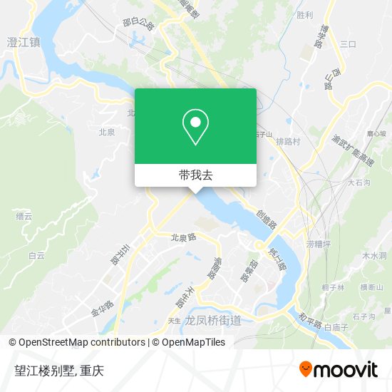 望江楼别墅地图