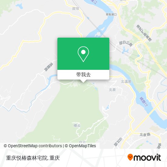 重庆悦椿森林宅院地图