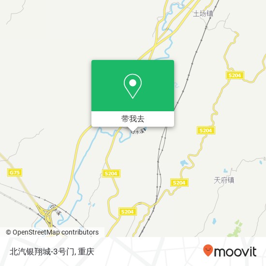 北汽银翔城-3号门地图