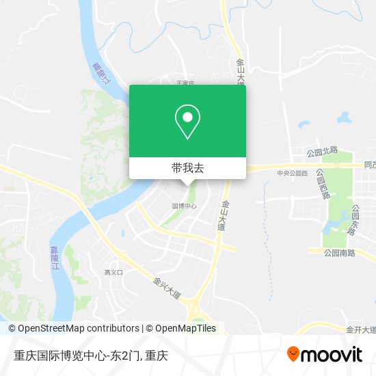 重庆国际博览中心-东2门地图