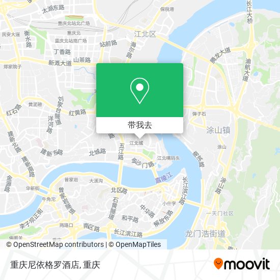 重庆尼依格罗酒店地图