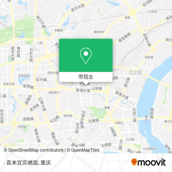 喜来宜宾燃面地图