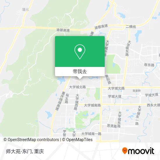 师大苑-东门地图