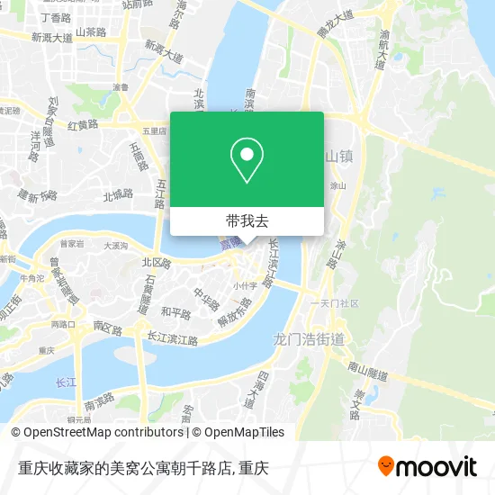 重庆收藏家的美窝公寓朝千路店地图
