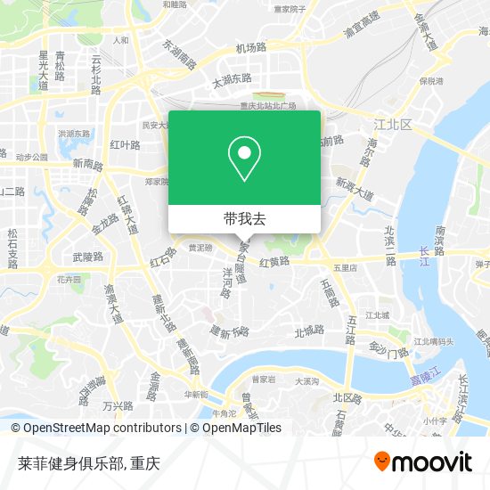 莱菲健身俱乐部地图