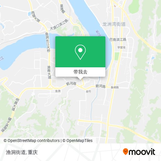 渔洞街道地图