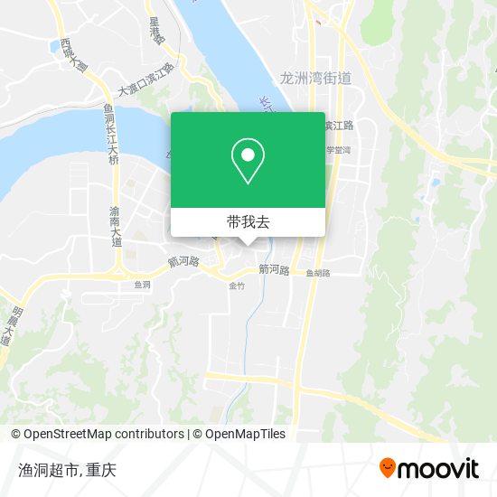 渔洞超市地图