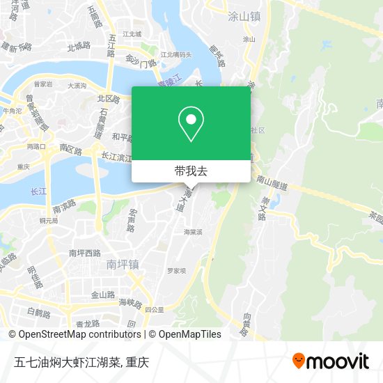 五七油焖大虾江湖菜地图