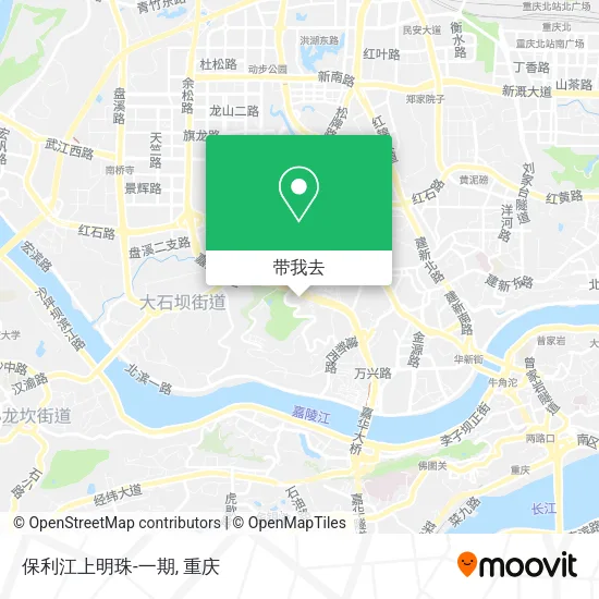 保利江上明珠-一期地图