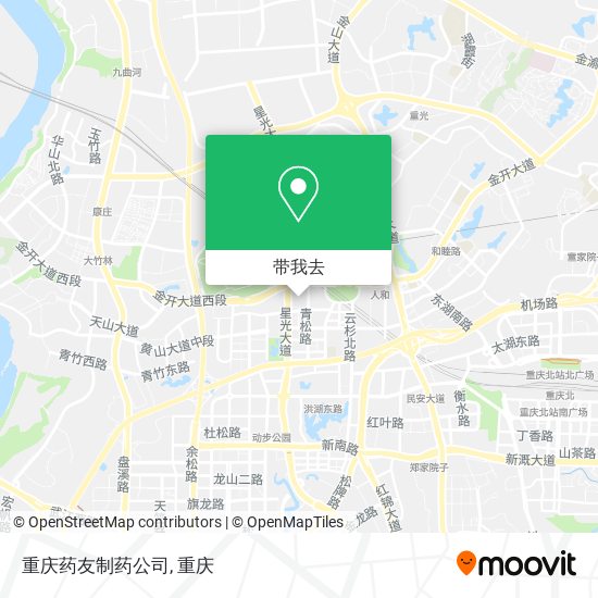 重庆药友制药公司地图