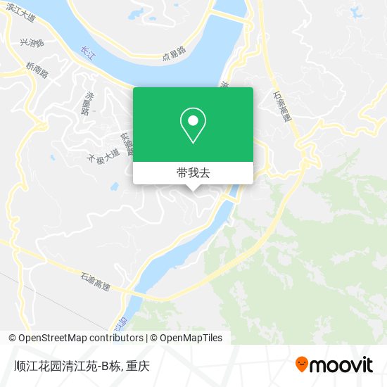 顺江花园清江苑-B栋地图
