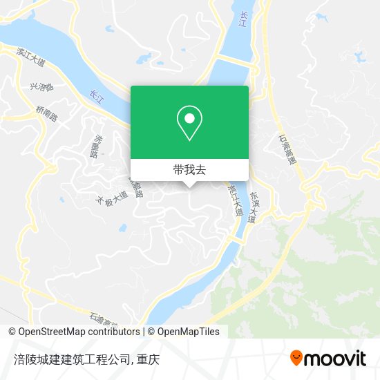 涪陵城建建筑工程公司地图