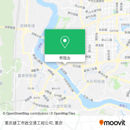 重庆建工市政交通工程公司地图