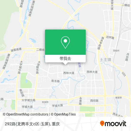 292路(龙腾丰文c区-玉屏)地图
